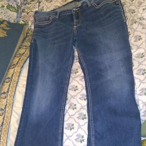 Size 18 Bootcut Silver Jeans
